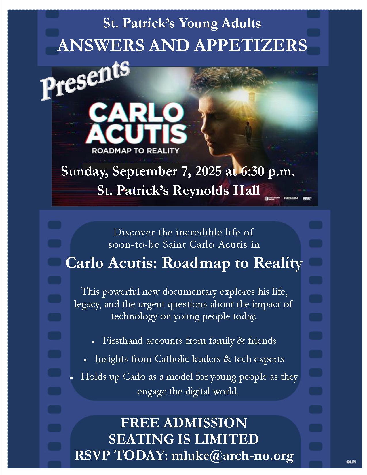 Acutis Screening Promo